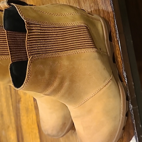 Sorel Lea Wedge Joan of Arctic Chelsea Wedge Camel Brown 8 waterproof - Picture 8 of 9